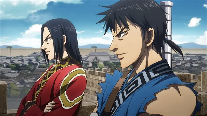 Shin and Shou Hei Kun look ahead with confidence in Kingdom Season 4.